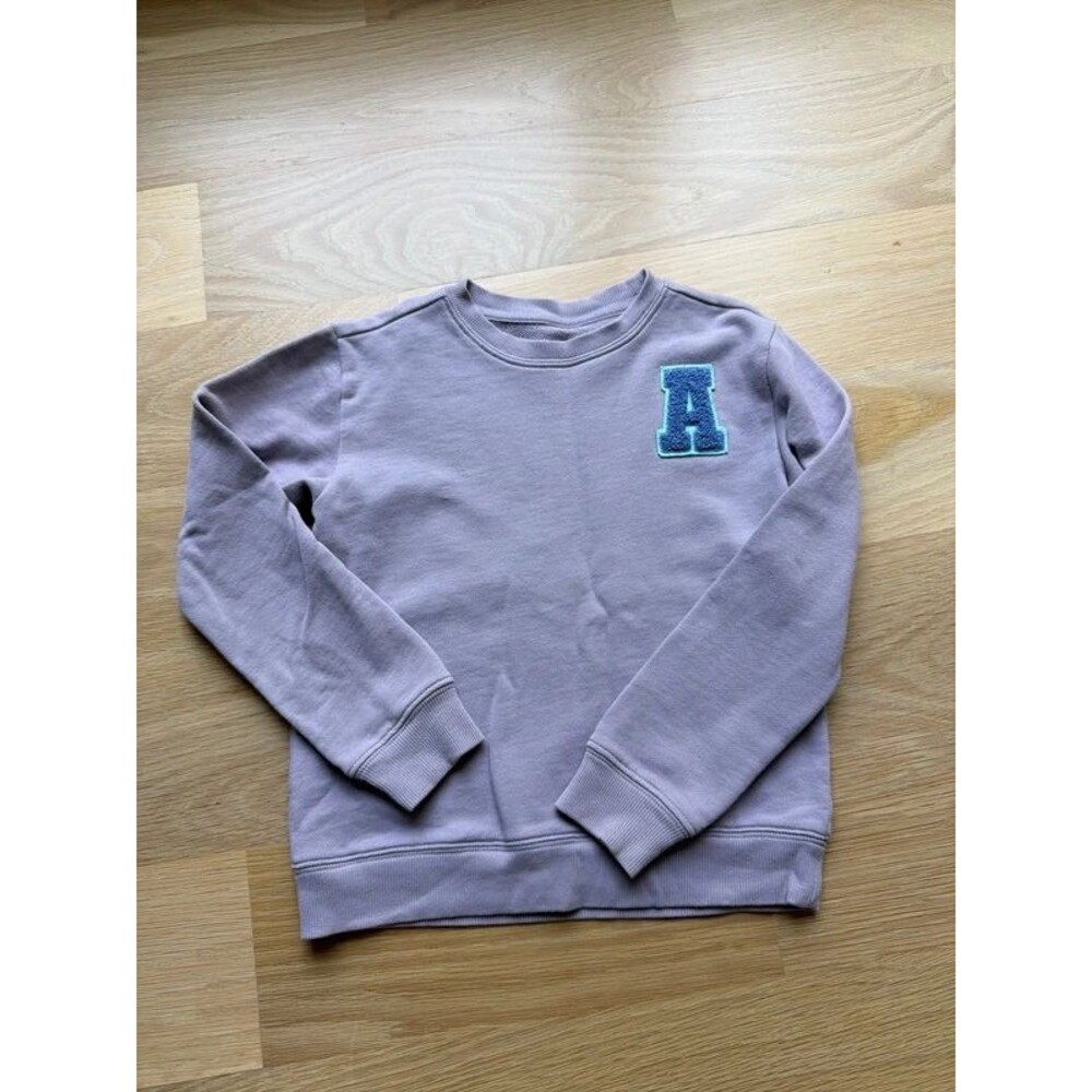 Hart + Land Maisonette girls purple A sweatshirt top size 6 years organic cotton